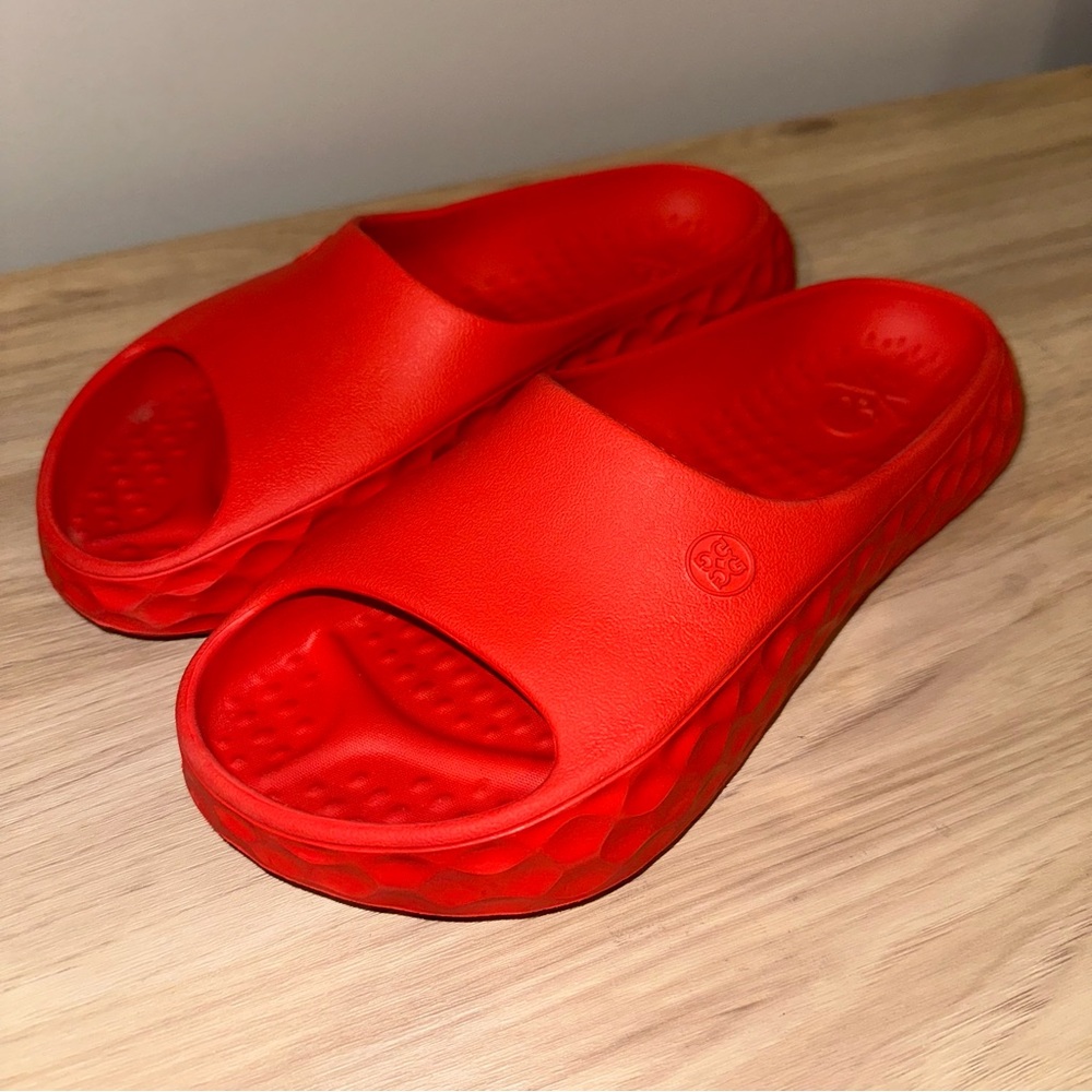 G/FORE Red Slide Sandals